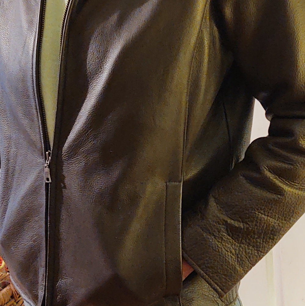 Leather jacket
